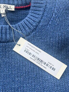 Alex Mill Nottinghill Sweater, Indigo, sz. Medium